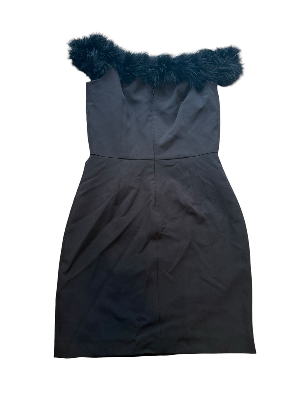 Gianni Bini Feather Off-The-Shoulder Cocktail Dress - Picture 3 of 12